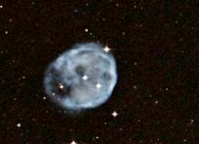 Himmelsvorschau NGC 246 – Totenkopfnebel