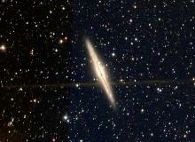 Himmelsvorschau NGC 891 – Edge-on-Galaxie NGC 891